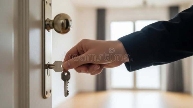 Combien De Loyer Impayé Peut-On Avoir Avant Une Expulsion 4 appartement vide avec serrure sur porte