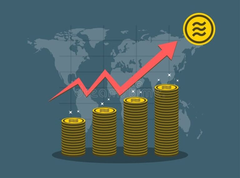 balance avec pieces et graphiques financiers