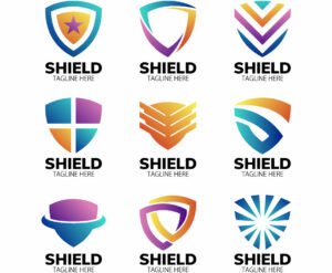 bouclier protegeant un logo dentreprise