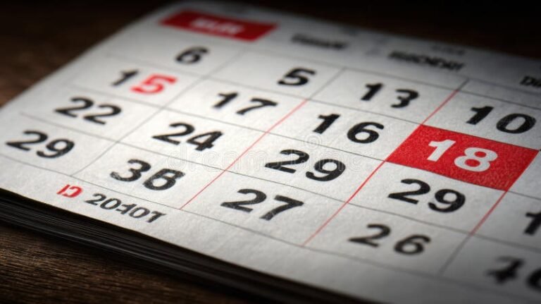 calendrier fiscal avec dates cles mises en evidence 1