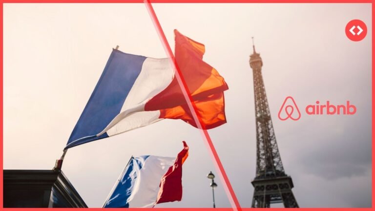 cle de location airbnb avec drapeau francais