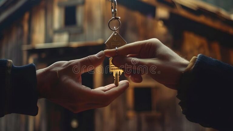 Quelles Conditions Pour Un Bail Précaire D’Habitation Entre Particuliers 11 cle de porte avec contrat de location flou