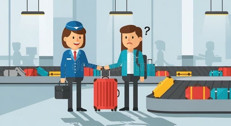 client frustre discutant avec agent de voyage