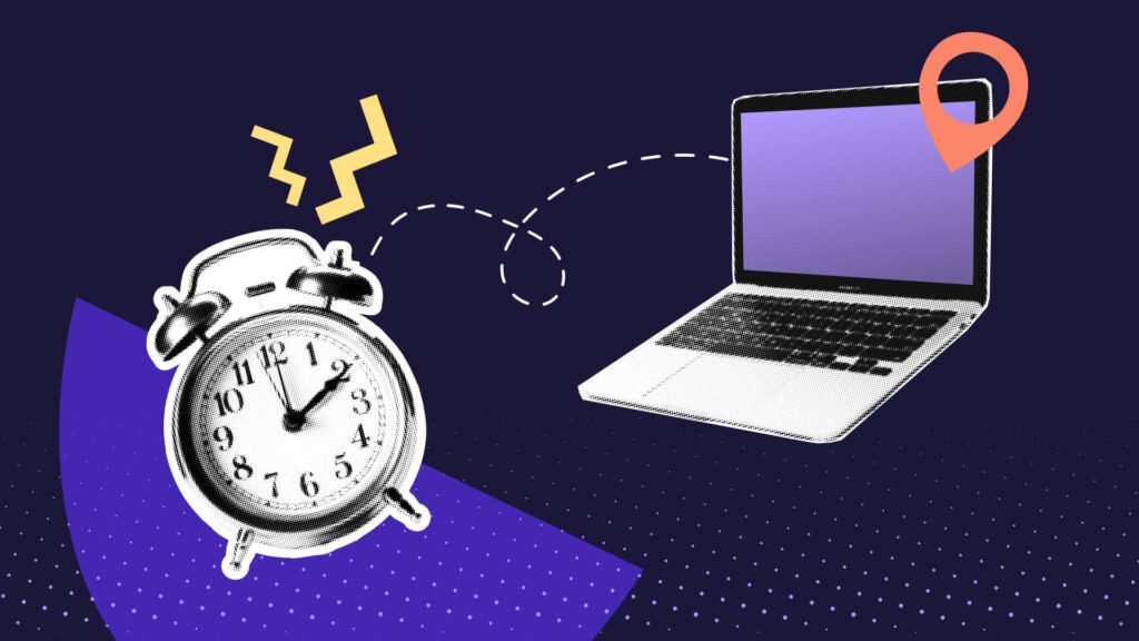 collaboration professionnelle avec horloge et documents 1