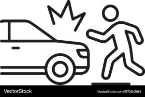 collision voiture pieton en milieu urbain