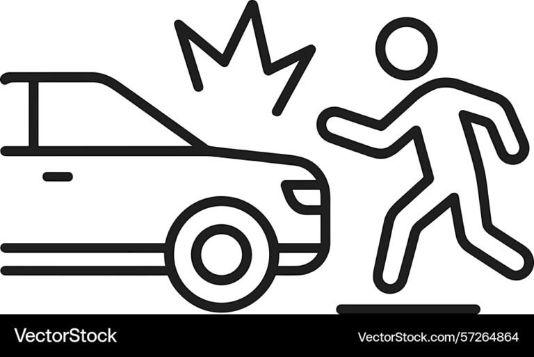 collision voiture pieton en milieu urbain