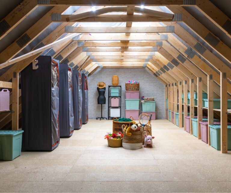 combles amenages lumineux avec rangements integres