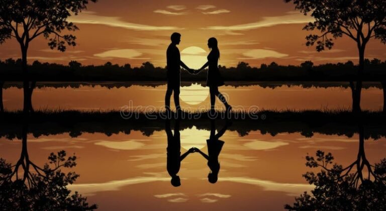 couple serein se separant calmement ensemble