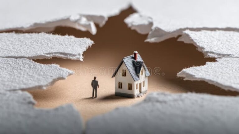 Comment Réagir Face à une Expulsion de Locataire sur la Base de Faux Documents 8 illustration dun logement avec un document dechire