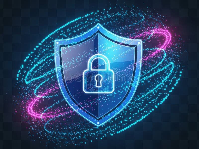 Comment Protéger Le Copyright D'un Logo Pour Éviter Les Contrefaçons 2 logo protege par un bouclier lumineux digital