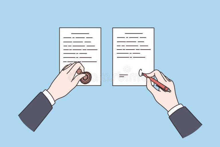 main tenant un document officiel notarie