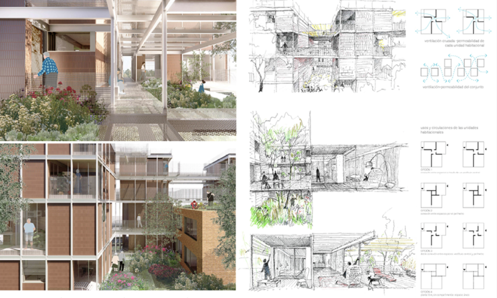 plans architecturaux avec documents officiels urbains