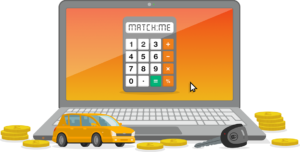 voiture de fonction avec calculatrice et graphiques